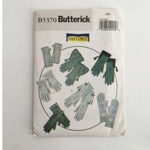 Butterick Sewing Pattern B5370 Making History Costume Gloves 7 variations UNCUT